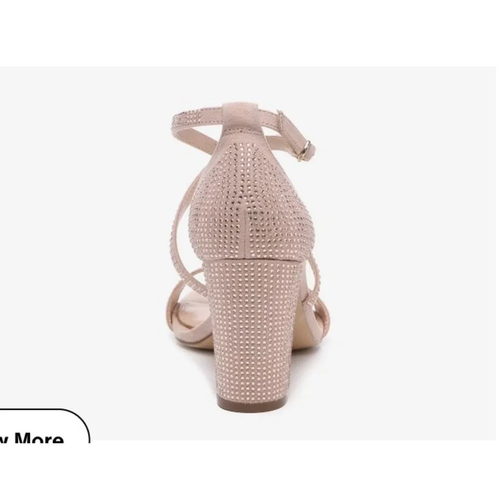Women's Blush Strappy Block Heel Sandals - Picture 2 of 15